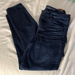 American Eagle Outfitters High Rise Jeans - Dark Blue